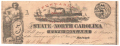 United States Of America The State of North Carolina,  5 Dollars,  1. 1.1865